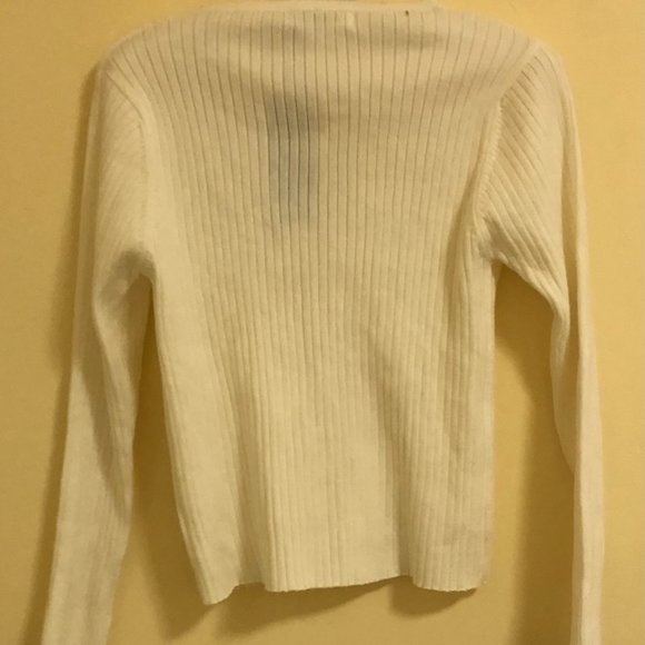 Pearl Button Ribbed Cardigan - Picture 4 of 4